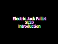 Schwerlastlastlastwagen mit elektrischer Palettenladung Nennkraft Gewicht 2 Tonnen